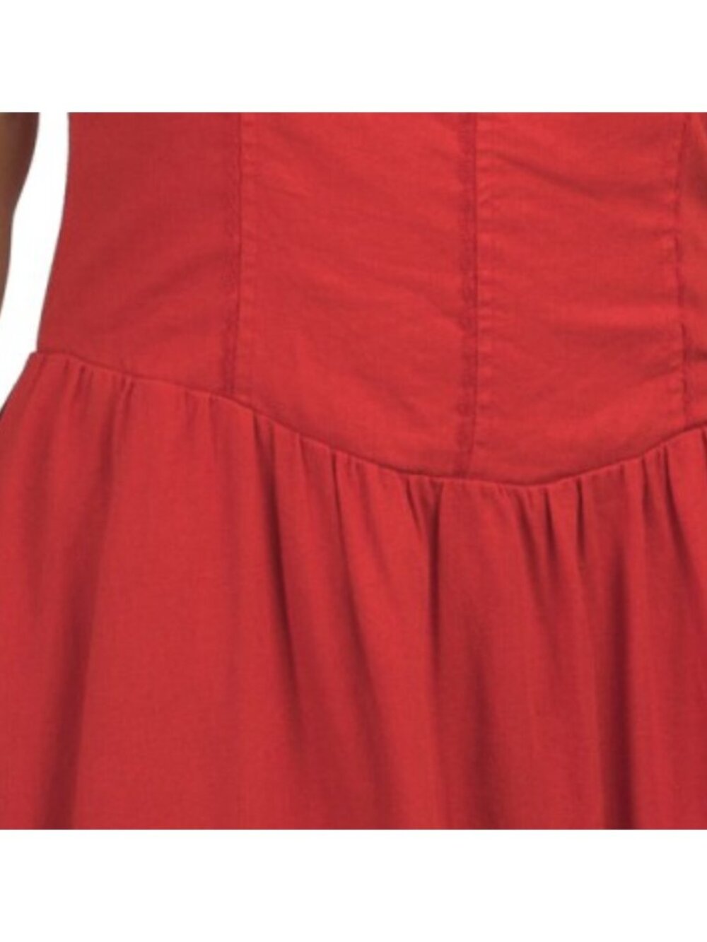 JOIE Linen Blend Drop Waist Maxi Dress - Picture 4 of 5